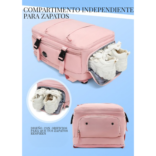 Mochila Viajera Premium - Resistente al Agua