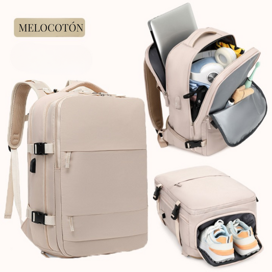 Mochila Viajera Premium - Resistente al Agua