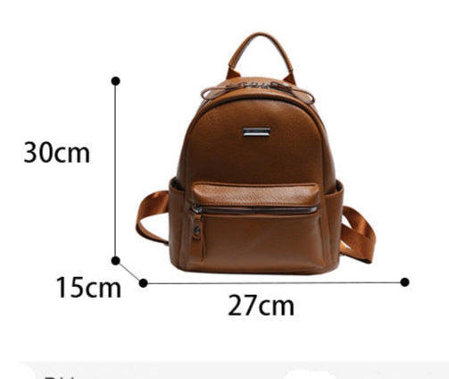 Mochila Elegante de Cuero Sintético