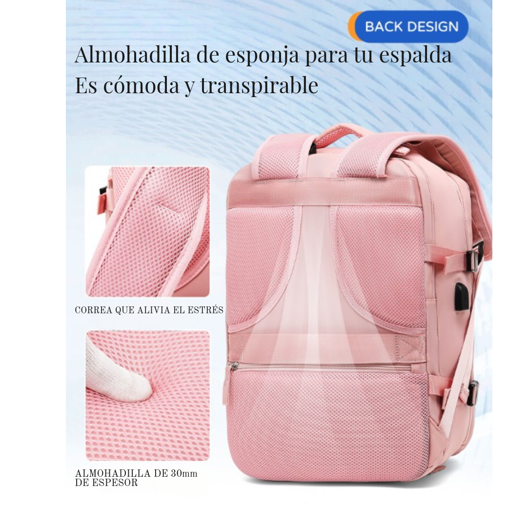 Mochila Viajera  Premium - Resistente al Agua