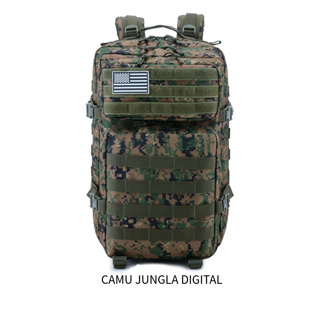 Mochila Táctica de Senderismo 45L Oxford 900D para Camping y Outdoor
