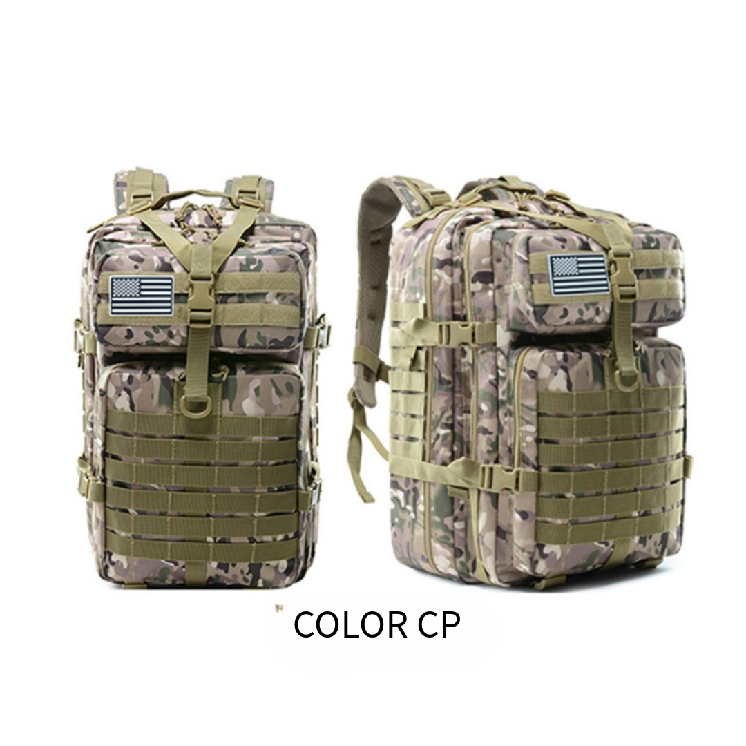 Mochila Táctica de Senderismo 45L Oxford 900D para Camping y Outdoor