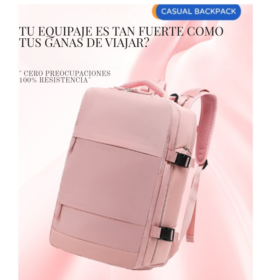 Mochila Viajera  Premium - Resistente al Agua