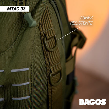 Mochila Impermeable de Senderismo para Viajes, Outdoor y Laptop 15.6”