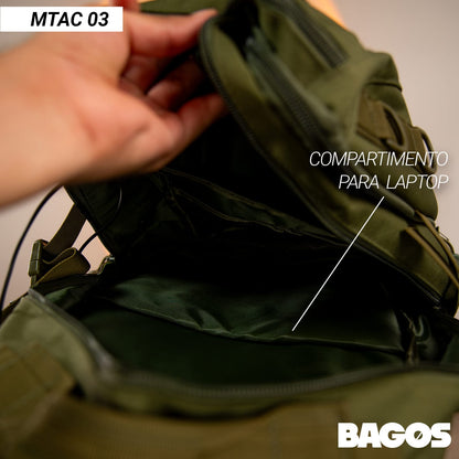Mochila Impermeable de Senderismo para Viajes, Outdoor y Laptop 15.6”