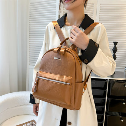 Mochila Elegante de Cuero Sintético