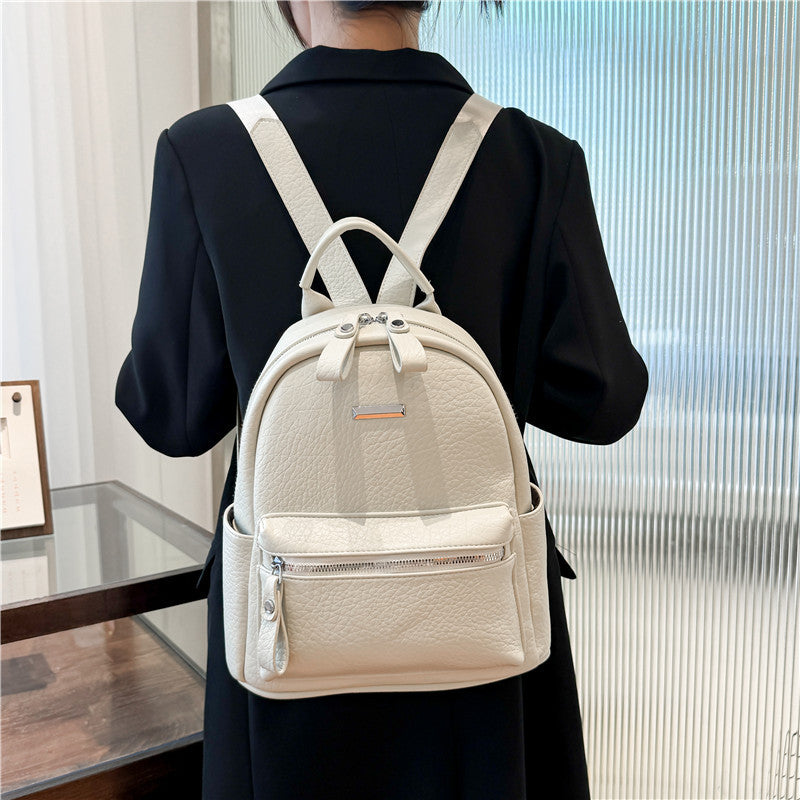 Mochila Elegante de Cuero Sintético