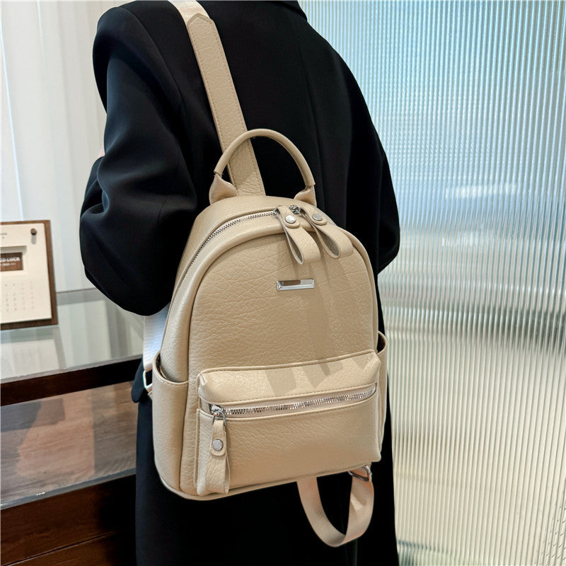 Mochila Elegante de Cuero Sintético