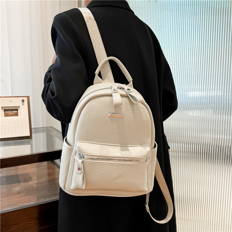 Mochila Elegante de Cuero Sintético